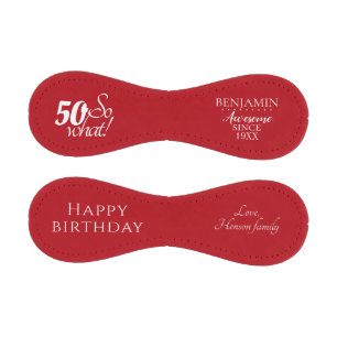 Modern Positive Funny 50 So what 50th Birthday Baseball