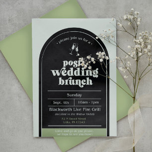 Modern Post-Wedding Brunch Invitation