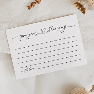 Modern Prayers and Blessings Enclosure Card