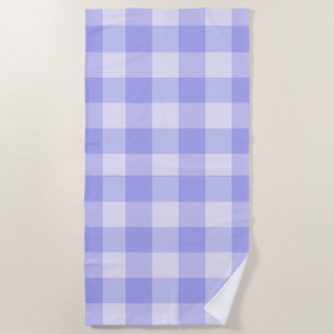 Modern Preppy Gingham Beach Towel