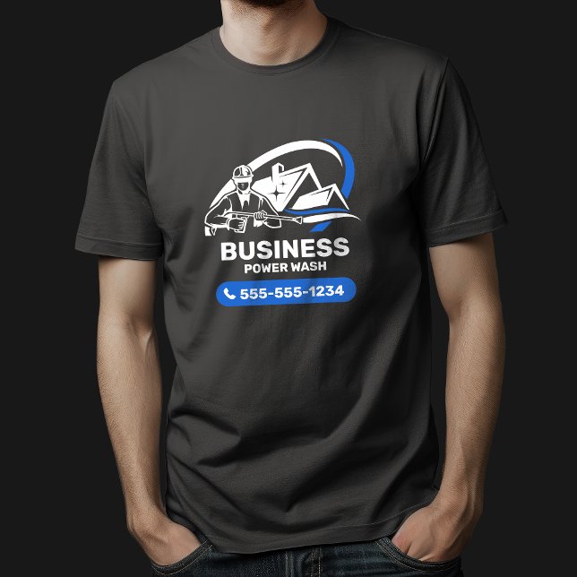 Modern Pressure Washing Power Wash House Cleaning T-Shirt (Creator Uploaded)