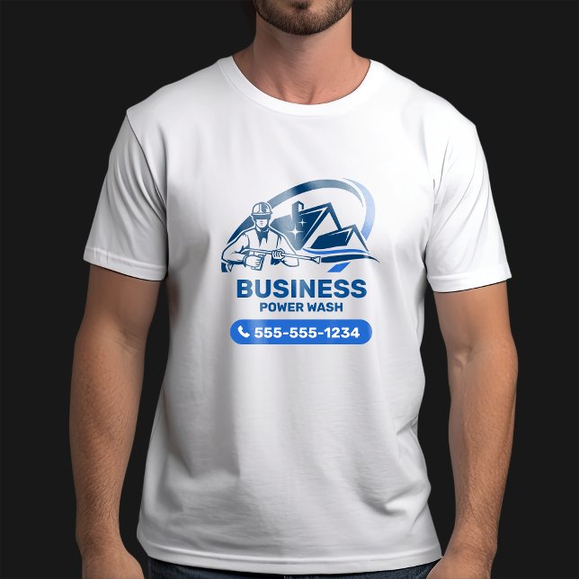 Modern Pressure Washing Power Wash House Cleaning T-Shirt (Creator Uploaded)