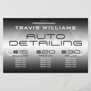 Modern price offer automotive flyer