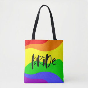 Modern Pride Rainbow Tote Bag