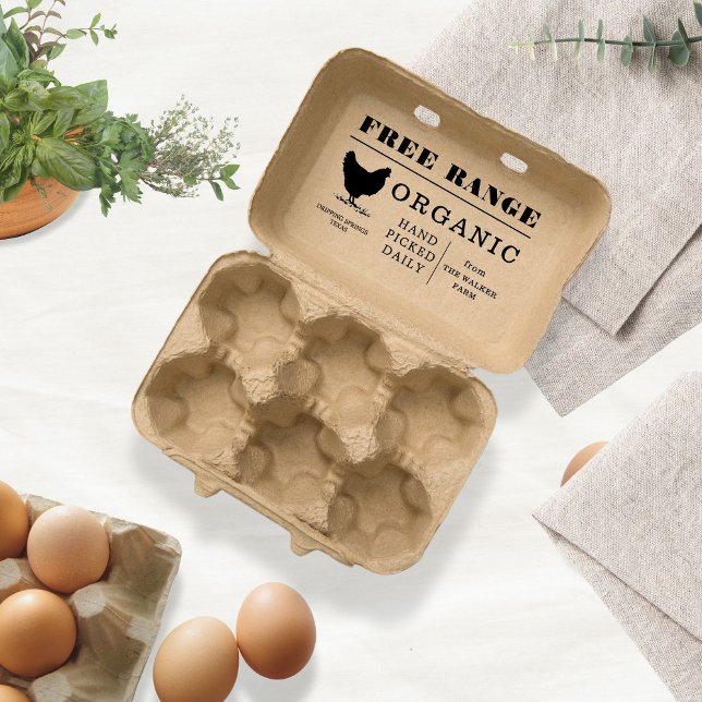 Modern Print Free Range Egg Carton Stamp (Creator Uploaded)