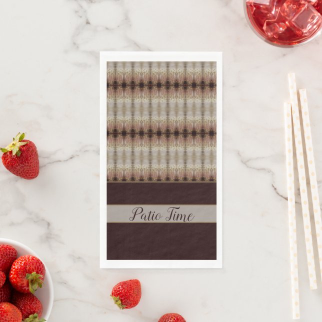 Modern Print With Greys Napkin (Insitu)