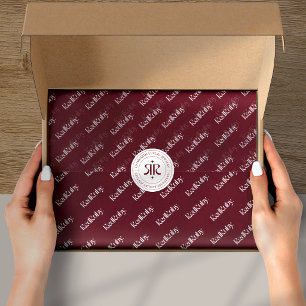 Modern Product Packaging Logo Tissue Paper
