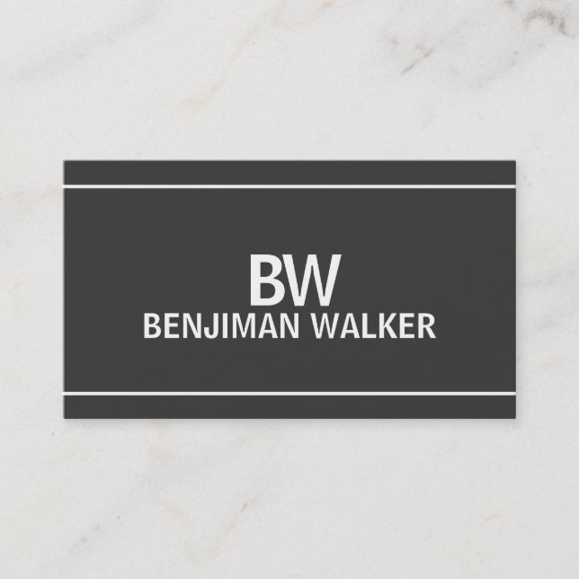 Modern Professional Accountant Business Card (Front)
