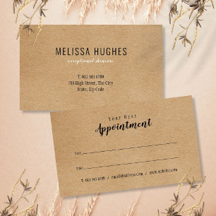 Modern Professional Appointment Reminder Card