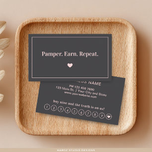 Modern Professional Beauty Loyalty Card