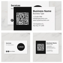 Modern Professional Black White