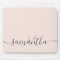 Modern professional blush pink monogram