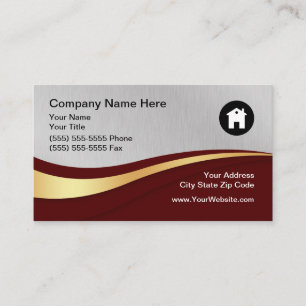 Modern Professional Brushed Metallic Grey Black Business Card