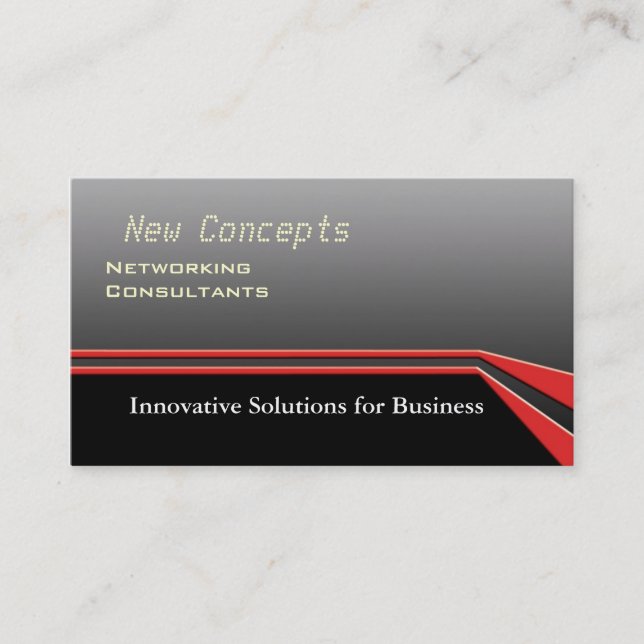 Modern Professional Business Card (Front)