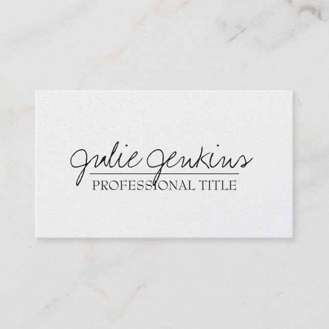 Modern & Professional Business Card (Front)