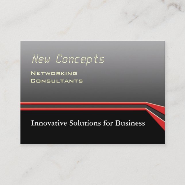 Modern Professional Business Card (Front)