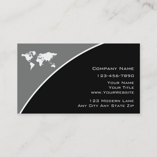 Modern Professional Business Cards (Front)