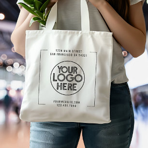 Modern Professional Business Company Custom Logo  Tote Bag