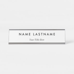Modern Professional Business Desk Name Plate