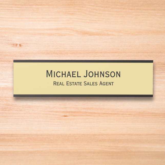 Modern Professional Business Office Name Title Door Sign (Modern Professional Business Office Name Title Door Sign)