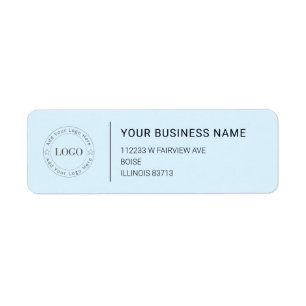 Modern Professional Business Return Address