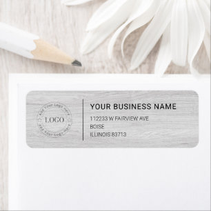 Modern Professional Business Return Address