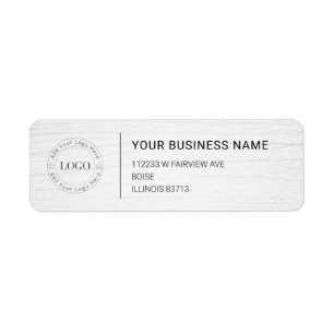 Modern Professional Business Return Address