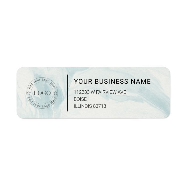 Modern Professional Business Return Address (Front)