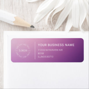 Modern Professional Business Return Address