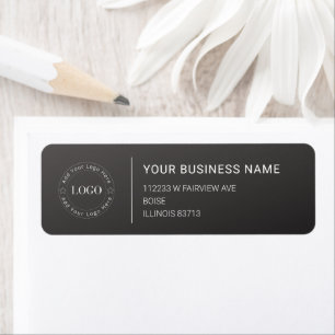 Modern Professional Business Return Address