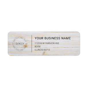 Modern Professional Business Return Address