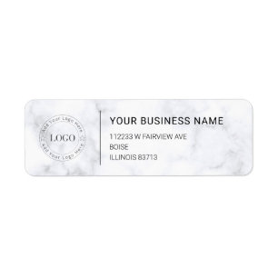 Modern Professional Business Return Address