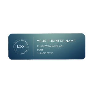 Modern Professional Business Return Address