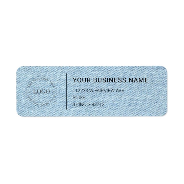 Modern Professional Business Return Address (Front)