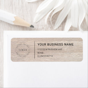 Modern Professional Business Return Address