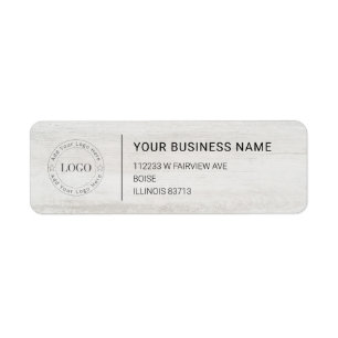 Modern Professional Business Return Address