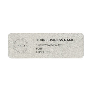 Modern Professional Business Return Address