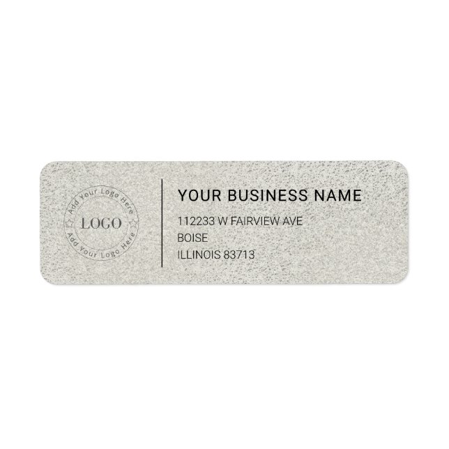 Modern Professional Business Return Address (Front)
