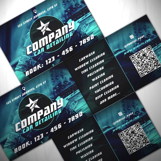 Modern professional car detailing Flyer (Creator Uploaded)