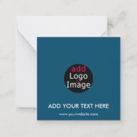 Modern Professional Chic Custom Brand Ocean Blue