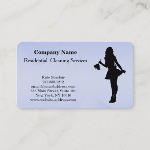 Modern Professional Cleaning Service Business Card