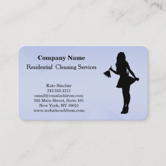 Modern Professional Cleaning Service Business Card