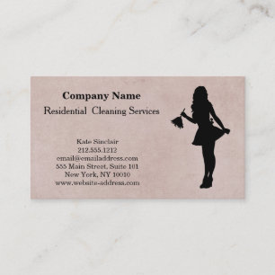 Modern Professional Cleaning Service Business Card