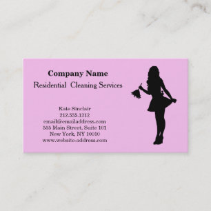 Modern Professional Cleaning Service Business Card