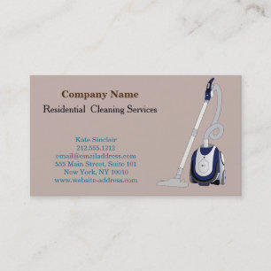 Modern Professional Cleaning Service Business Card