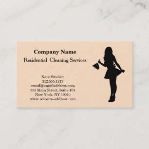 Modern Professional Cleaning Service Business Card
