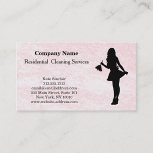 Modern Professional Cleaning Service Business Card