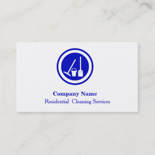 Modern Professional Cleaning Service Business Card