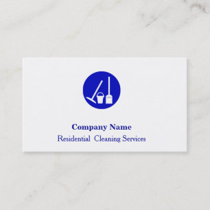 Modern Professional Cleaning Service Business Card