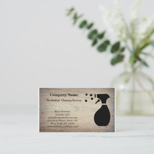 Modern Professional Cleaning Service Business Card